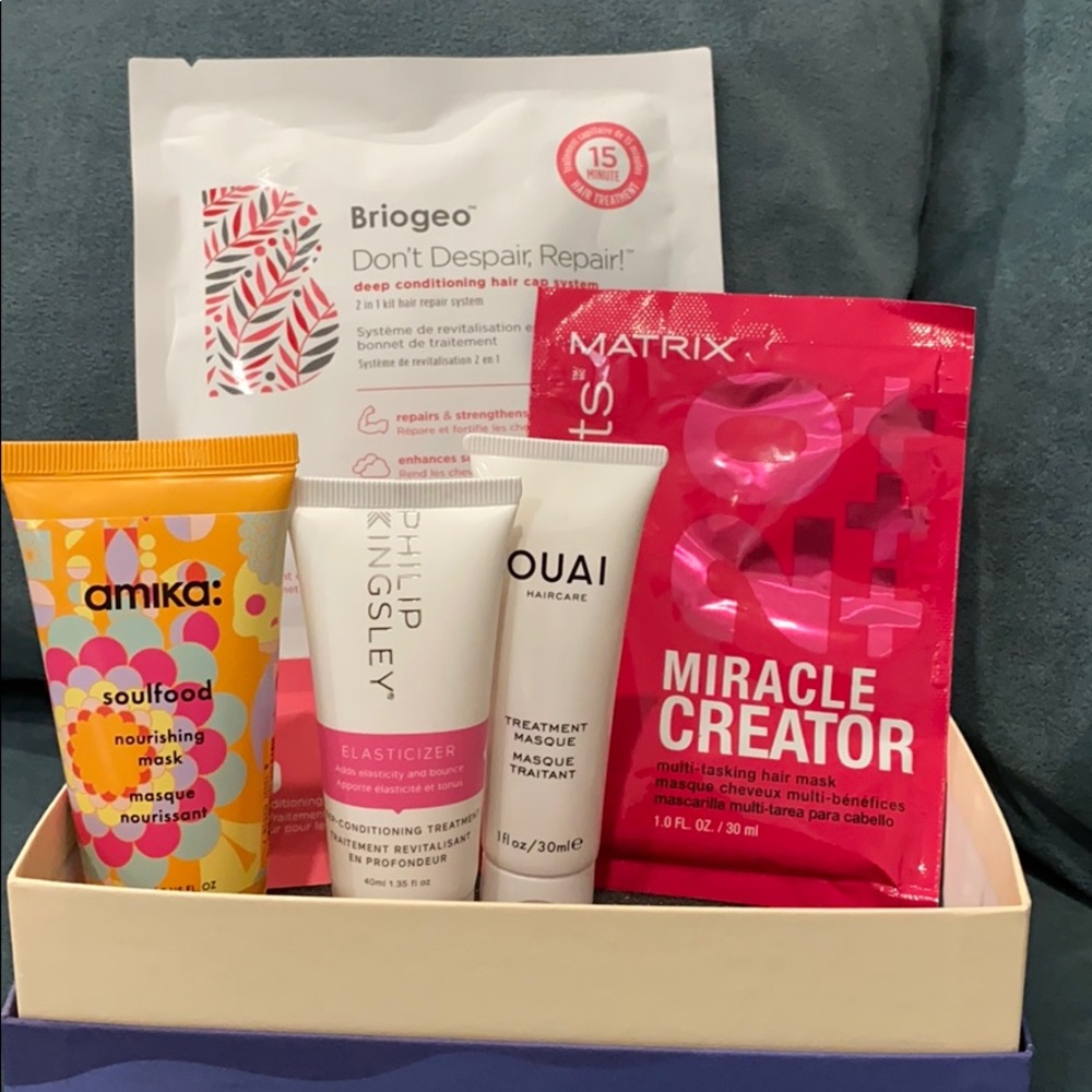 Hair mask sample bundle